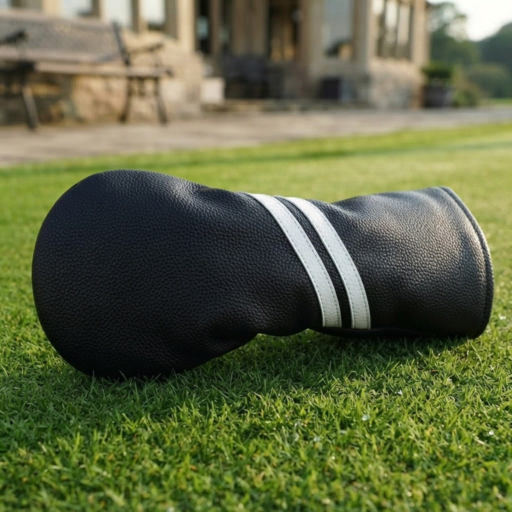 Striped Golf Driver Cover